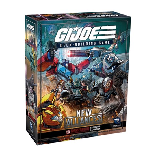 Renegade Game Studios Renegade Game Studios G.I. Joe Deck-Building Game: New Alliances - A Transformers Crossover Expansion - Take On The Role of A Pony, Ages 14+, 1-4 Players, 30-70 Min Renegade Game Studios Renegade Game Studios G.I. Joe Deck-Building Game: New Alliances - A Transformers Crossover Expansion - Take On The Role of A Pony, Ages 14+, 1-4 Players, 30-70 Min